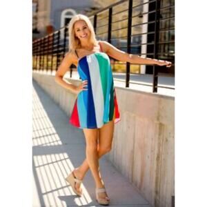 Buddy Love Color‎ stripe dress size medium